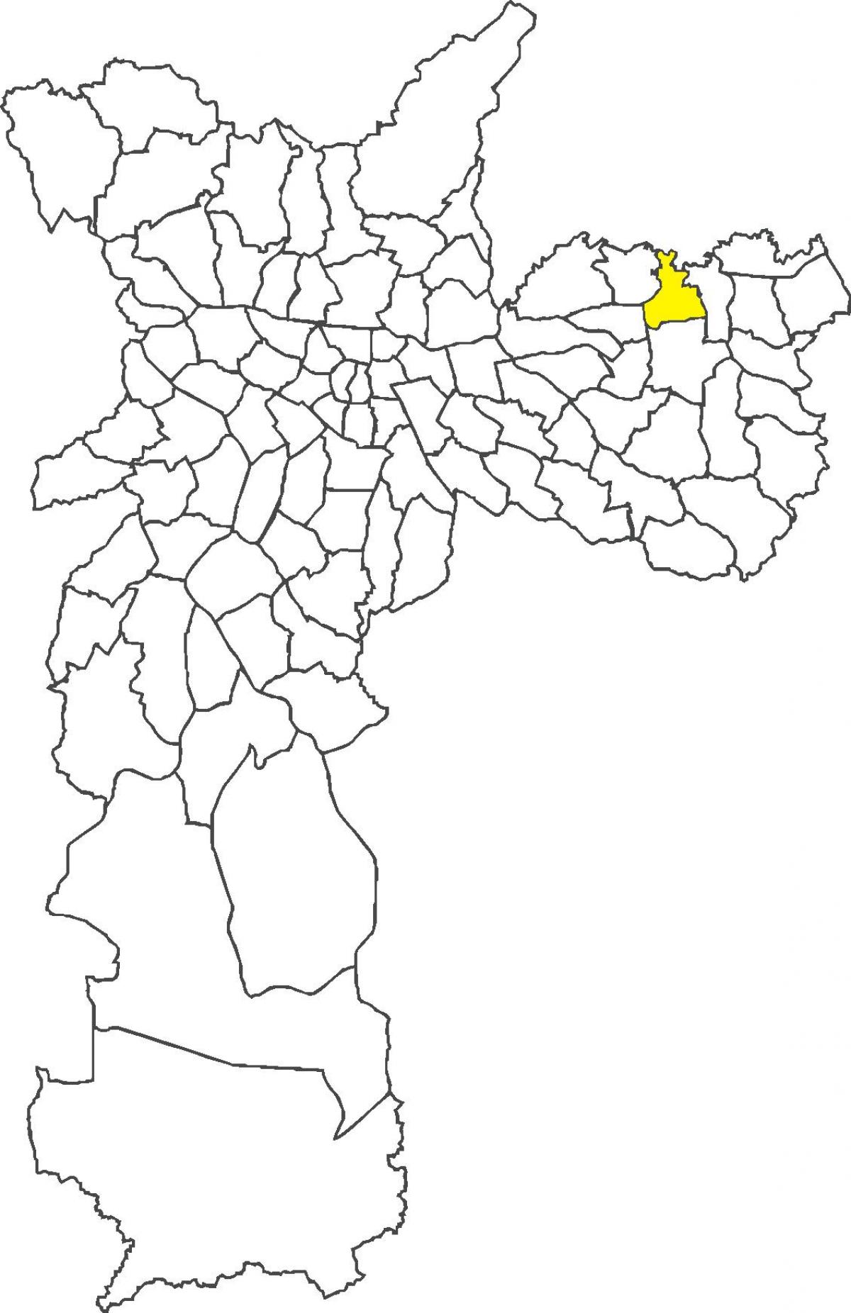 Térkép Vila Jacuí kerület