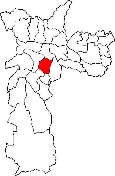 Térkép Vila Mariana al-prefektúra São Paulo