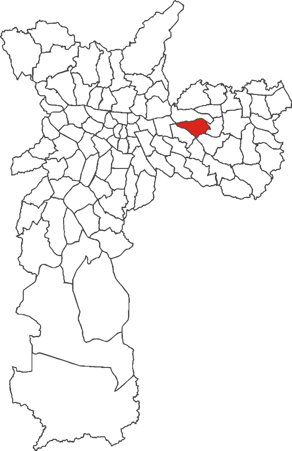 Térkép Vila Matilde kerület