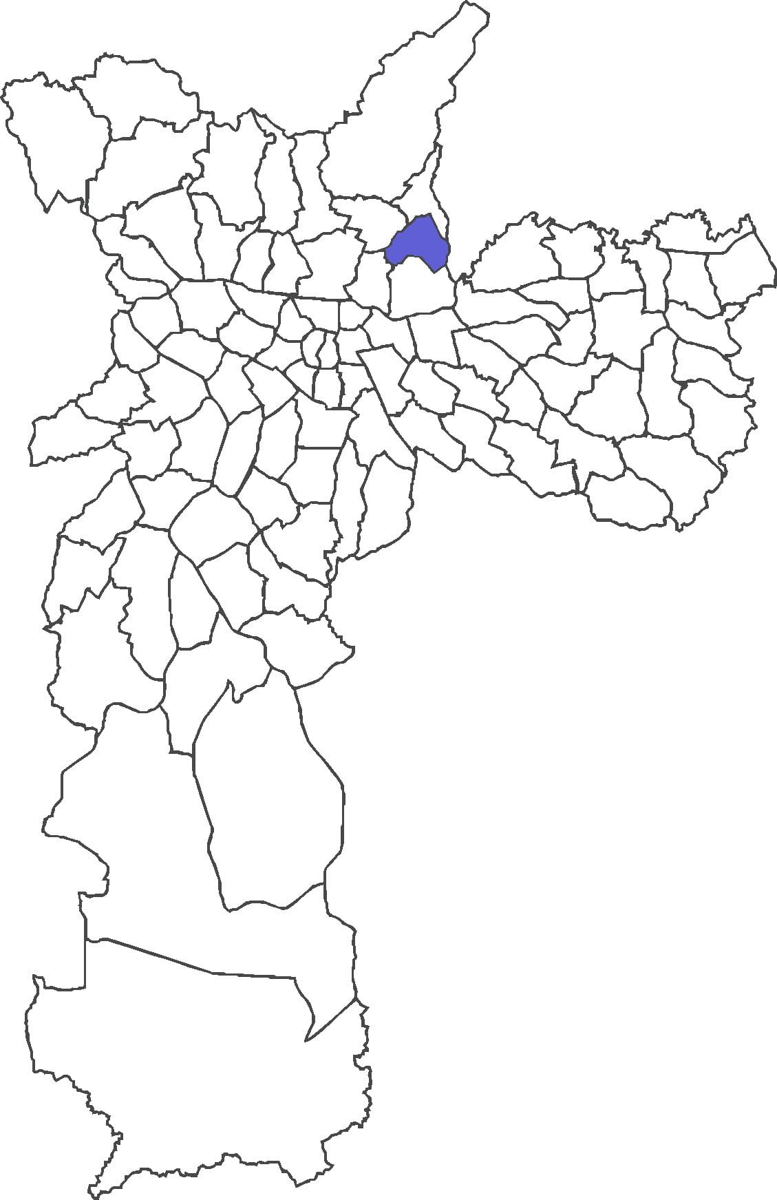 Térkép Vila Medeiros kerület