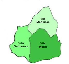Térkép Vila Maria al-prefektúrában