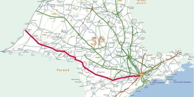 Térkép a Róka Tavares autópálya - SP 270