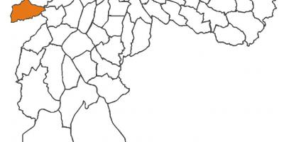 Térkép a Róka Tavares kerület