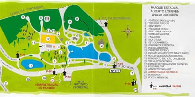 Térkép Alberto Löfgren park