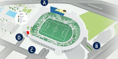 Térkép Allianz Parque - 1. Szint