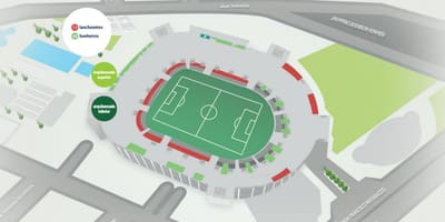 Térkép Allianz Parque - Alsó lelátó