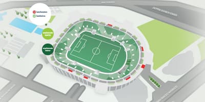 Térkép Allianz Parque - Felső lelátó