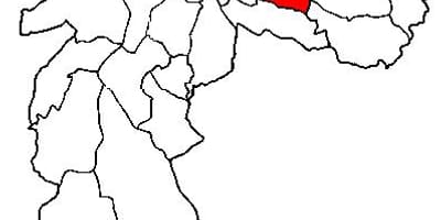Térkép Aricanduva-Vila Formosa al-prefektúra São Paulo