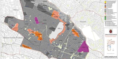 Térkép Aricanduva-Vila Formosa São Paulo - Foglalkozás a talaj