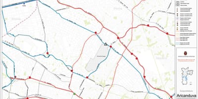 Térkép Aricanduva-Vila Formosa São Paulo - tömegközlekedésben
