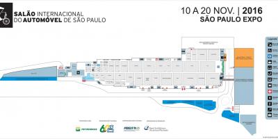 Térkép auto show São Paulo