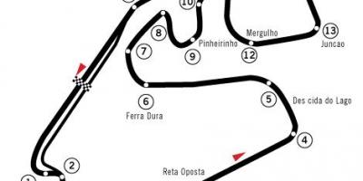 Térkép Autódromo José Carlos Pace