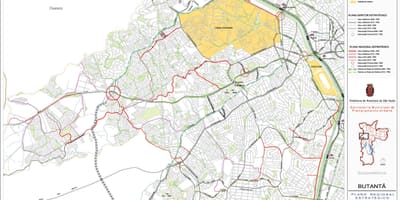 Térkép Butantã São Paulo - Utak