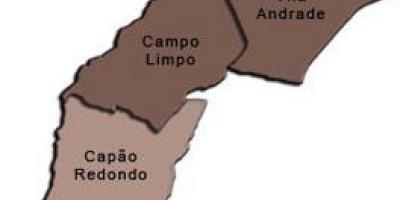 Térkép Campo Limpo al-prefektúrában