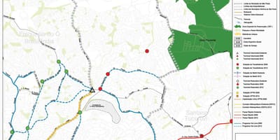 Térkép Casa Verde São Paulo - tömegközlekedésben