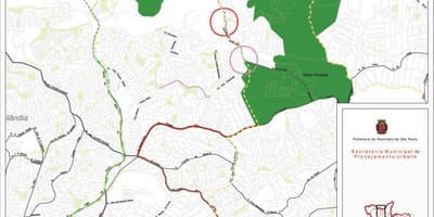 Térkép Casa Verde São Paulo - Utak