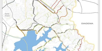 Térkép Cidade Ademar São Paulo - Utak