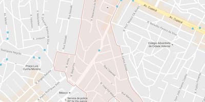 Térkép Cidade Ademar São Paulo