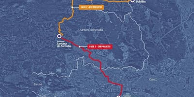 Térkép corredor BRT metropolitano Alphaville-Cajamar