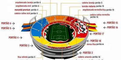 Térkép Cícero-Pompeu-de-Toledo-stadion