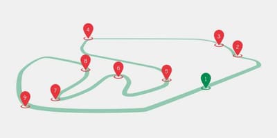 Térkép GP Brazil F1