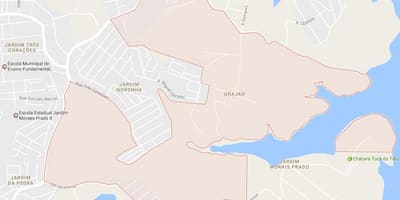 Térkép Grajaú São Paulo