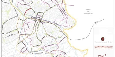Térkép Guaianases São Paulo - Utak