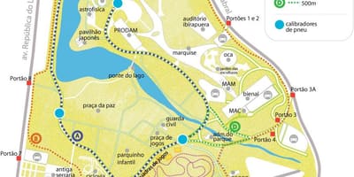 Térkép Ibirapuera park