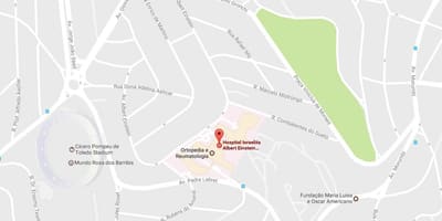 Térkép Israelita Albert Einstein kórházban