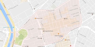 Térkép São Paulo Itaim Bibi