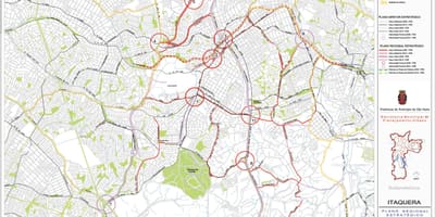 Térkép Itaquera São Paulo - Utak