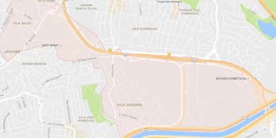 Térkép Jaguara São Paulo