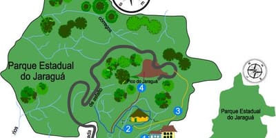 Térkép Jaraguá Csúcs