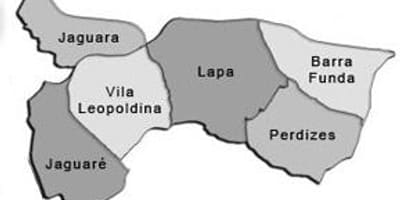 Térkép Lapa al-prefektúrában