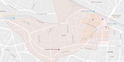 Térkép Lapa São Paulo