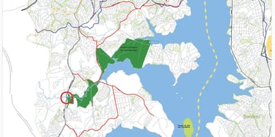 Térkép M'Boi Mirim São Paulo - Utak