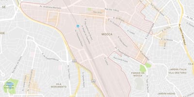 Térkép Mooca São Paulo