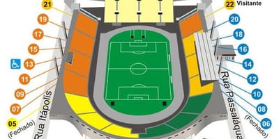 Térkép Pacaembu São Paulo-stadion