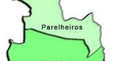 Térkép Parelheiros al-prefektúrában
