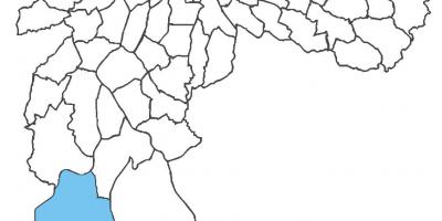 Térkép Parelheiros kerület