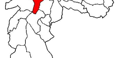 Térkép Pinheiros al-prefektúra São Paulo