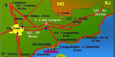 Térkép São José dos Campos repülőtér