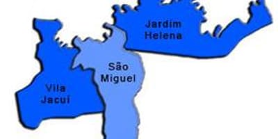 Térkép São Miguel Paulista al-prefektúrában