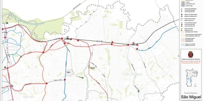 Térkép São Miguel Paulista sao Paulo - tömegközlekedésben
