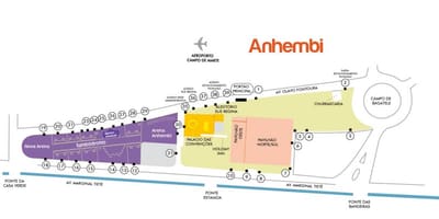 Térkép São Paulo Anhembi
