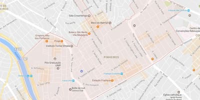 Térkép São Paulo Pinheiros