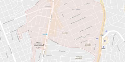 Térkép Saúde São Paulo