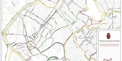 Térkép Santo Amaro São Paulo - Utak