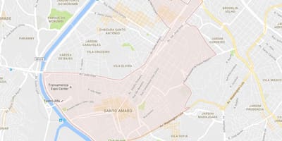 Térkép Santo Amaro São Paulo