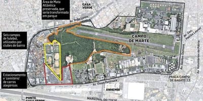 Térkép Sao Paulo Campo de San repülőtér
